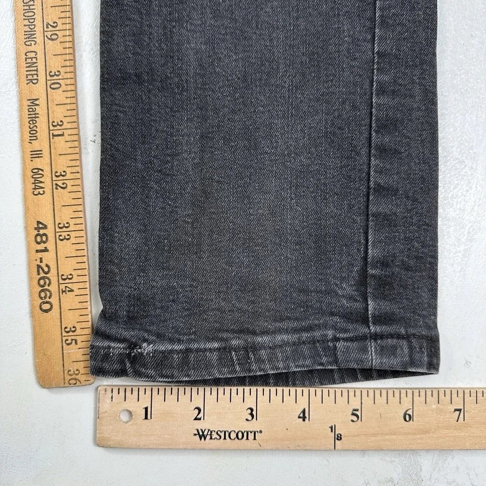 Levi's Men's 514 Slim Straight Fit Jeans Actual 39x36 Faded Black Stretch‎ Egypt